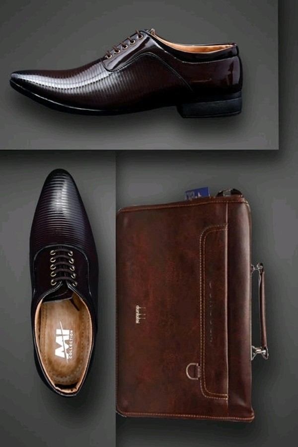 Unique Trendy Men Formal Shoes*Material: Synthetic / Patent Leather - Cash On Delivery