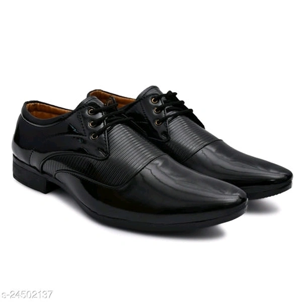 Unique Trendy Men Formal Shoes*Material: Synthetic / Patent Leather - Cash On Delivery