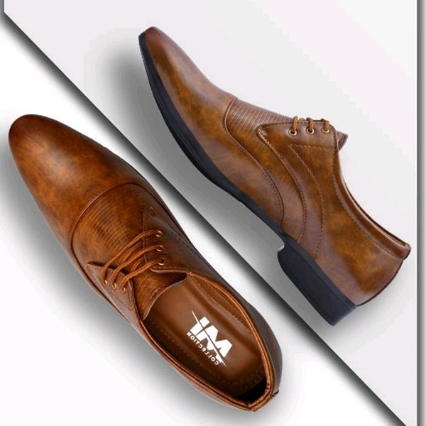 Unique Trendy Men Formal Shoes*Material: Synthetic / Patent Leather - Cash On Delivery