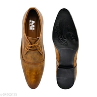 Unique Trendy Men Formal Shoes*Material: Synthetic / Patent Leather - Cash On Delivery
