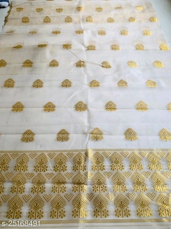 mekhala chador-Weaving Fabric: organza material (NET TYPE) - Cash On Delivery