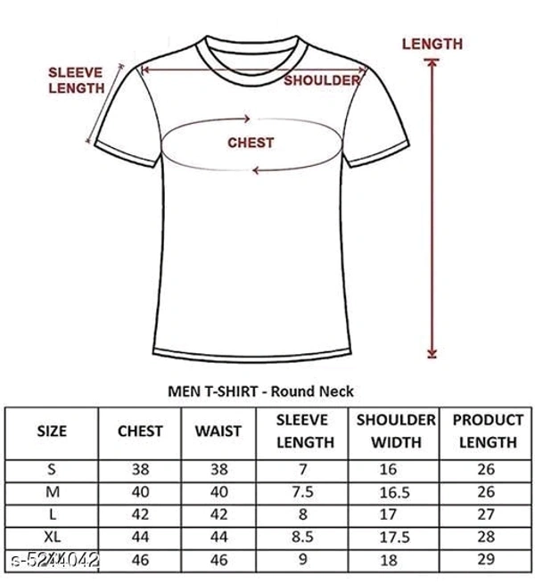 New Trendy Men Tshirts*
Fabric: Cotton Blend
