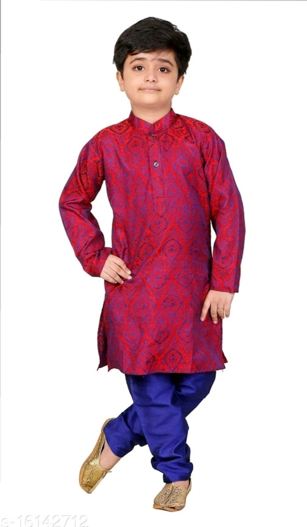 Pretty Funky Kids Boys Kurta Sets*Top fabric: Cotton