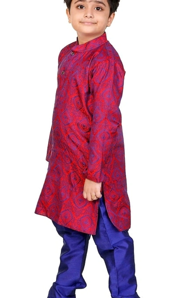 Pretty Funky Kids Boys Kurta Sets*Top fabric: Cotton