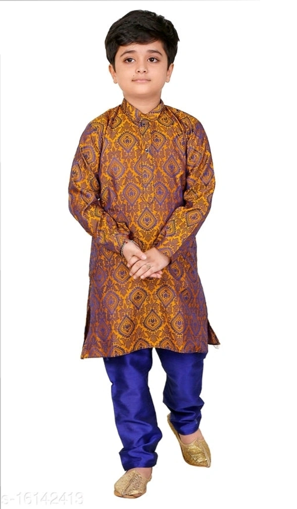 Pretty Funky Kids Boys Kurta Sets*Top fabric: Cotton