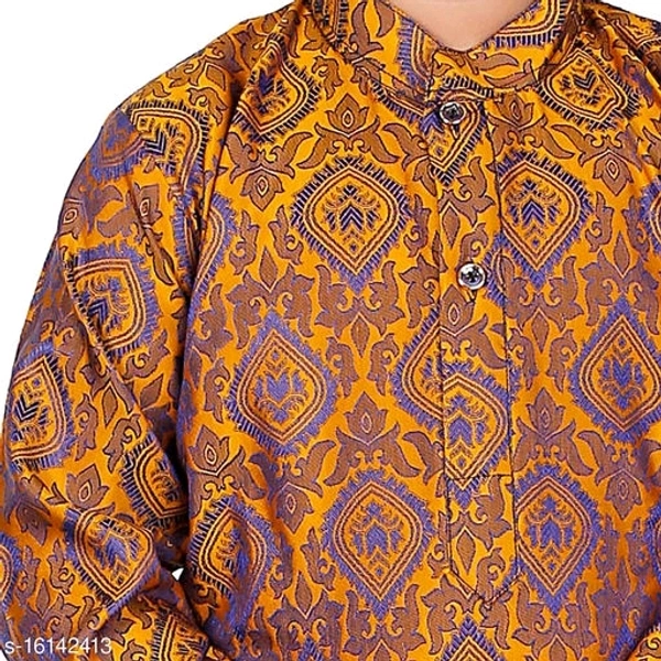 Pretty Funky Kids Boys Kurta Sets*Top fabric: Cotton