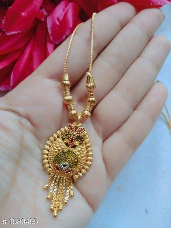 Feminine Attractive Brass Necklace