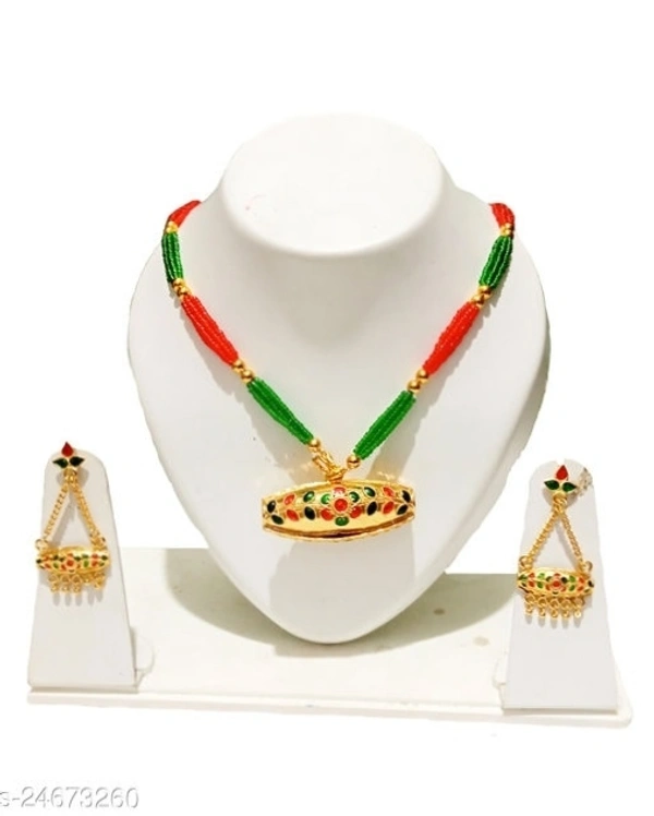 Axomiya traditional gohona dhulbiri  jewellery set
Base Metal: Copper