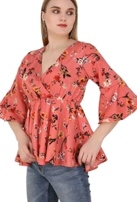 Classic Feminine Women Tops & Tunics
Fabric: Crepe
