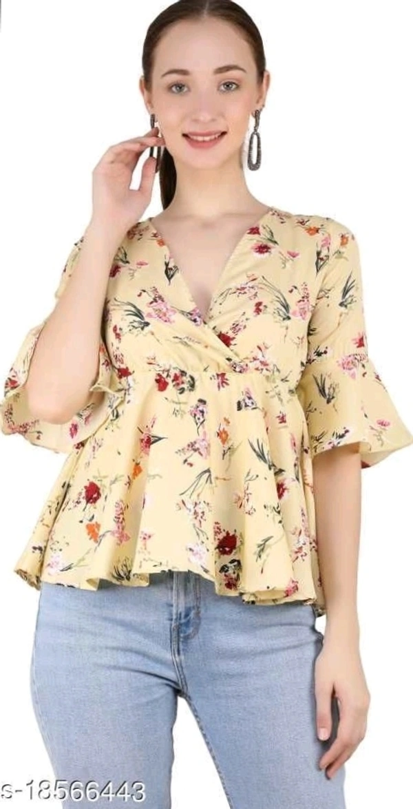 Stylish Elegant Women Tops & Tunics*Fabric: Crepe