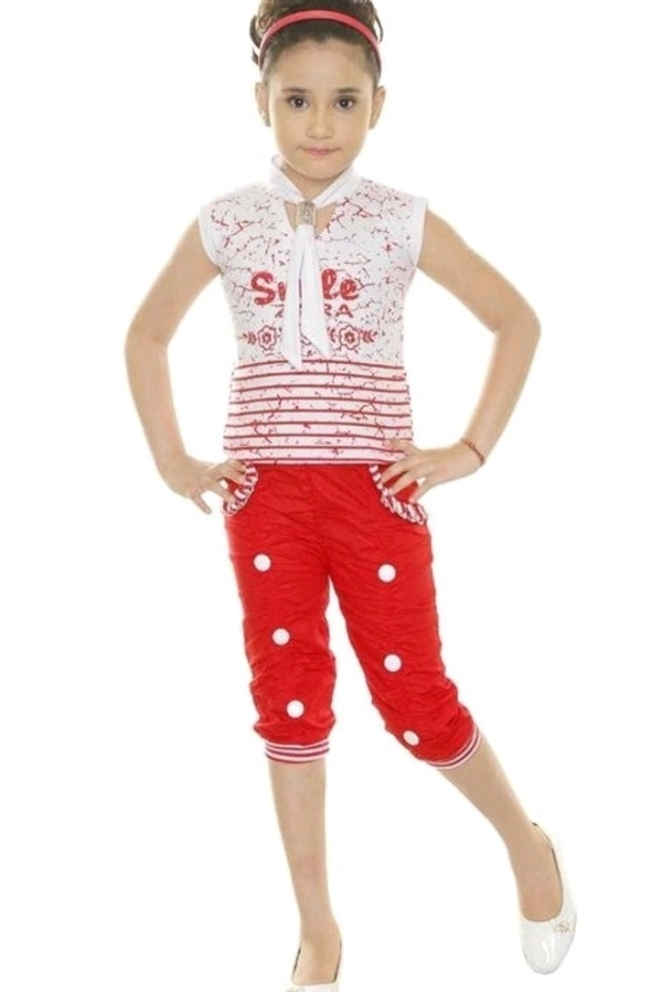 Modern Fancy Girls Top & Bottom Set
Top Fabric: Crepe & Hoisery