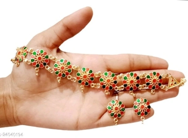 golpota jewellery set*Base Metal: Copper Cash On Delivery 