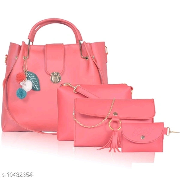 Voguish Attractive Women Handbags
 Combo Of 4 Pieces - F, Free Shipping