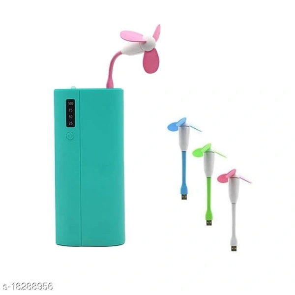 20000 mAh Power Bank Combo with Portable and Flexible ( 3 Blade) (Cash On Delivery) - Free