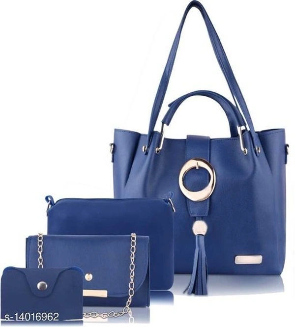 Handbags
Women PU Leather hand Bag (Combo of 4)
Material: PUNo. of Compartments: 2 (Cash On Delivery) - Free