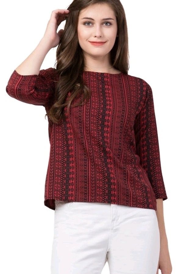 Trendy Partywear Women Tops & Tunics
Fabric: Crepe (Cash On Delivery) - Free Shipping