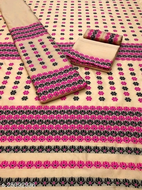 Mekhela Chador Cotton Silk (Cash On Delivery) - Free shipping