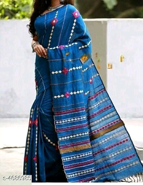 Stylish Women's Saree
Saree Fabric: Khadi CottonBlouse: Separate Blouse Piece (Cash On Delivery) - Free shipping