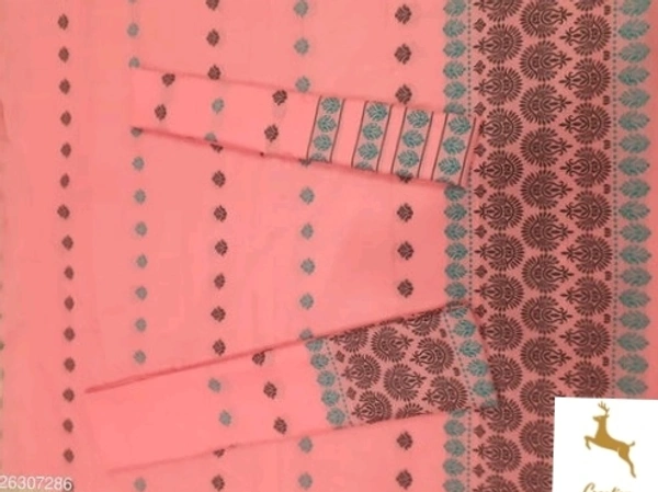 Designer AC Cotton Mekhala Chador (Cash On Delivery) - Free shipping