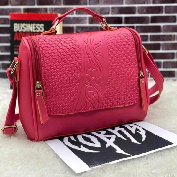 Stylish Women's Sling Bag PU (Cash On Delivery) - Send the Choice image on whatsapp, Free Shipping