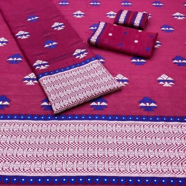 Asomiya Cotton Mekhela Chador (Cash On Delivery) - Send Choice image to Whatsapp link given on Description, Free Shipping