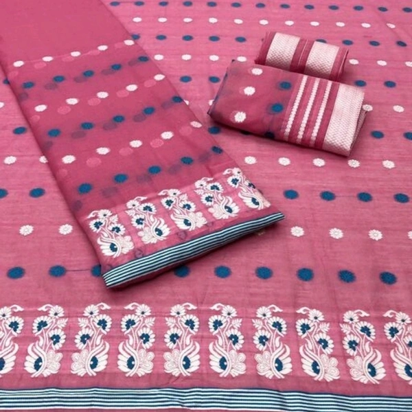 Asomiya Cotton Mekhela Chador (Cash On Delivery) - Send your choice image to Whatsapp link given on Description, Free Shipping