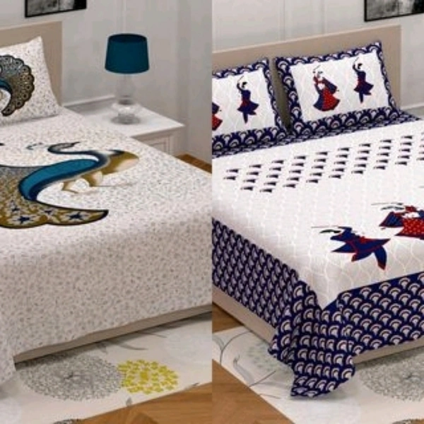 Bed Sheet Cotton (Cash On Delivery) - Send your Choice Image to whatsapp https://ltl.sh/7BYReNQj (+919435247989), Free Shipping