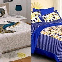 Bed Sheet Cotton (Cash On Delivery) - Send your Choice Image to whatsapp https://ltl.sh/7BYReNQj (+919435247989), Free Shipping