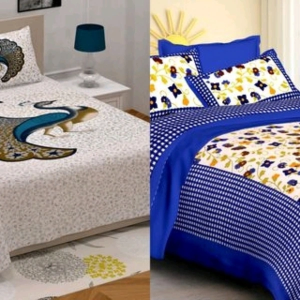Bed Sheet Cotton (Cash On Delivery) - Send your Choice Image to whatsapp https://ltl.sh/7BYReNQj (+919435247989), Free Shipping