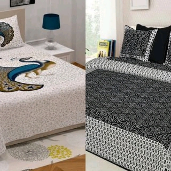 Bed Sheet Cotton (Cash On Delivery) - Send your Choice Image to whatsapp https://ltl.sh/7BYReNQj (+919435247989), Free Shipping