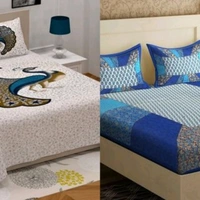 Bed Sheet Cotton (Cash On Delivery) - Send your Choice Image to whatsapp https://ltl.sh/7BYReNQj (+919435247989), Free Shipping