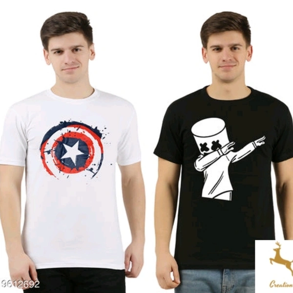 Sensational Mens Cotton T-shirt (Cash On Delivery) - Send the Choice Image and size to whatsapp link on Description , Shipping Free