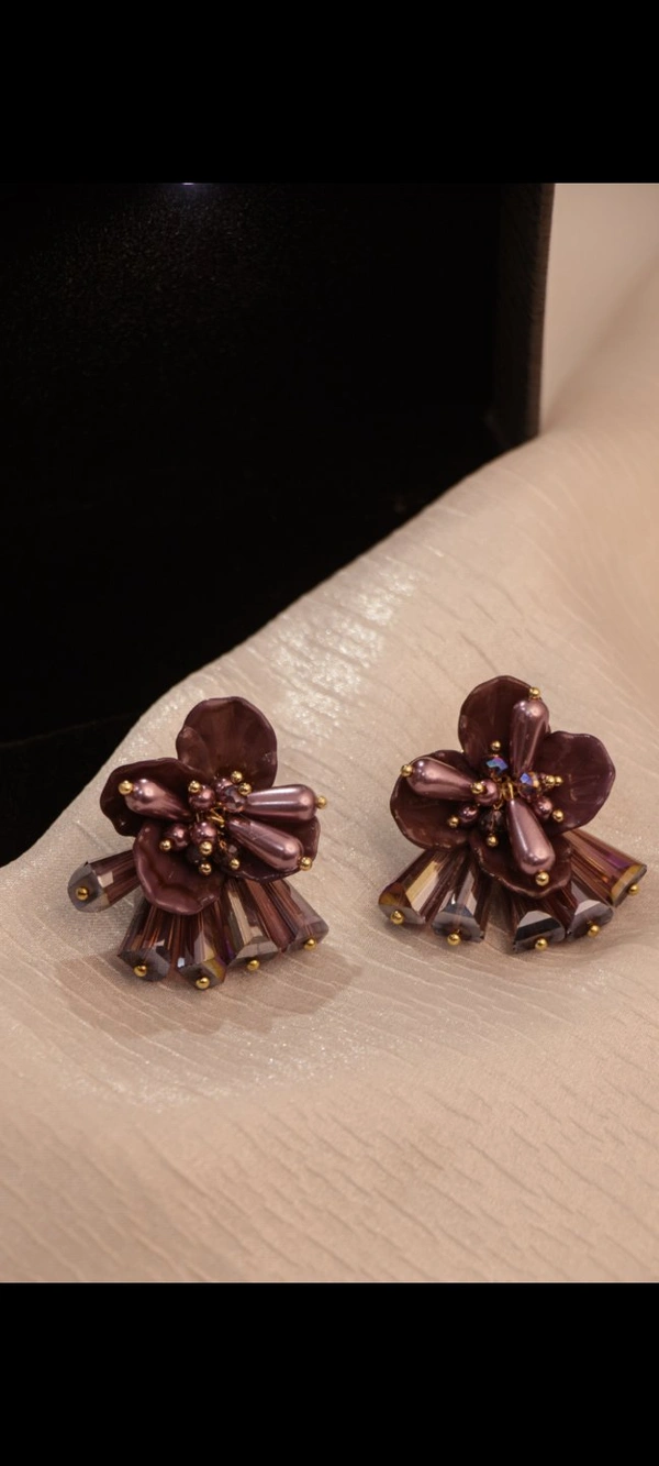 Day Wear Earring  - Morocco Brown