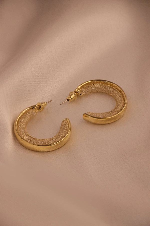 Golden Hoop Earring 