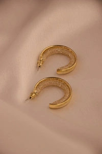 Golden Hoop Earring 