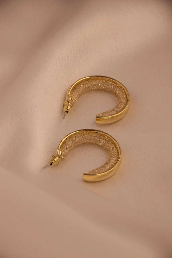 Golden Hoop Earring 