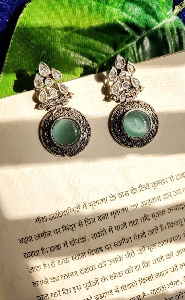 Indian oxidized Earring -1 