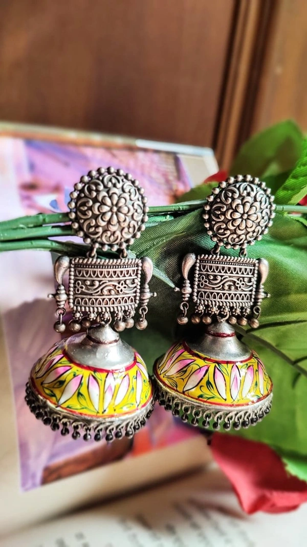 Indian oxidized Earring 7