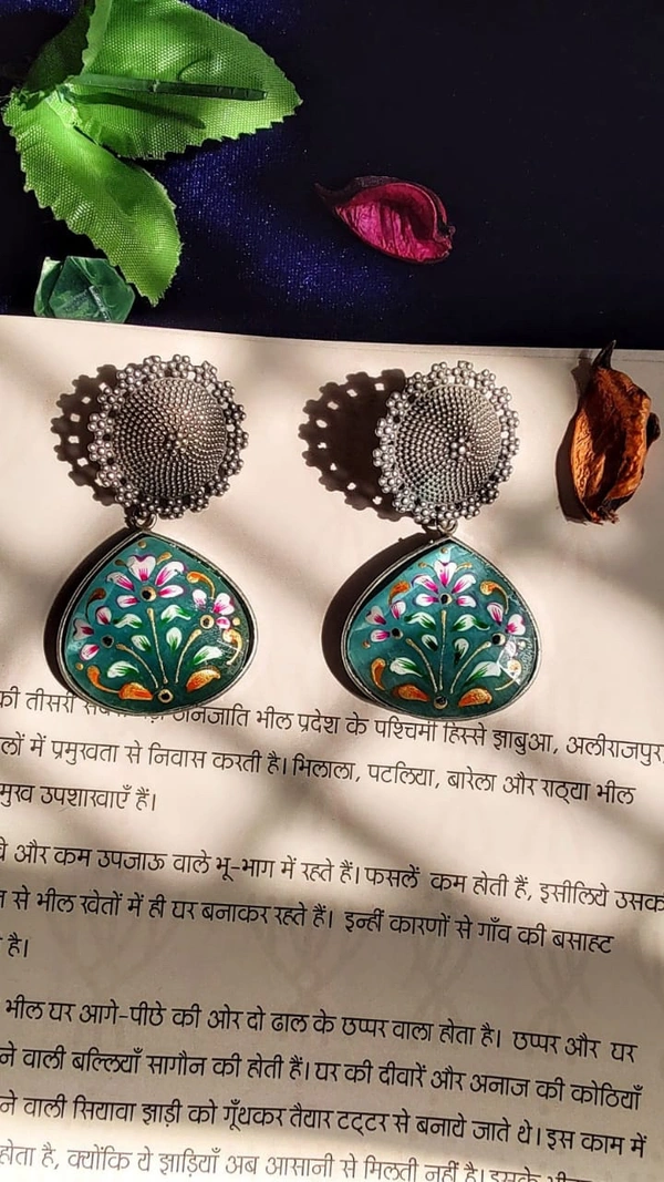 Indian oxidized Earring  12