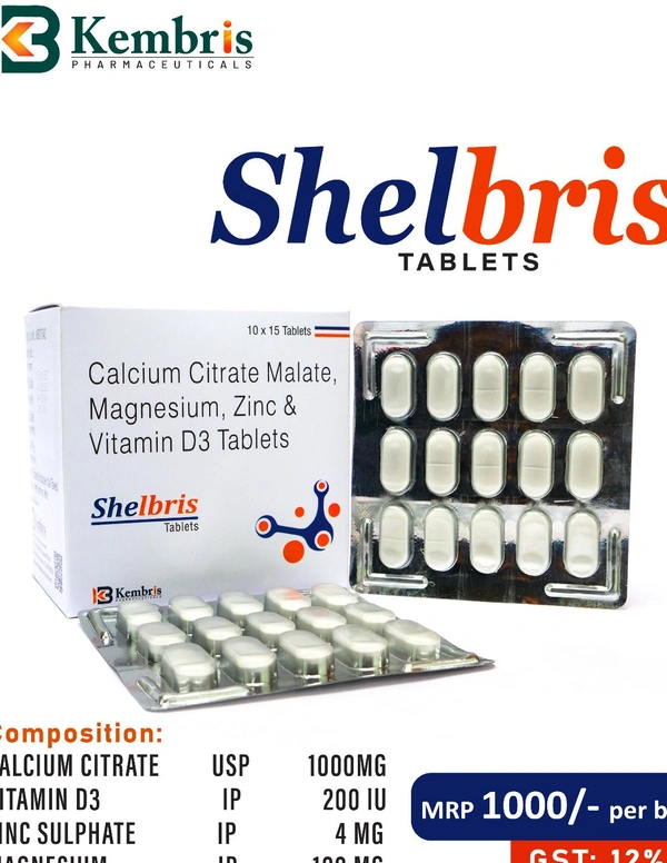 SHELBRIS TABLETS - White, 1×15