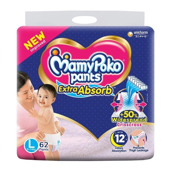 Mamy Poko Pants Extra Absorb - Large : 62 U 
