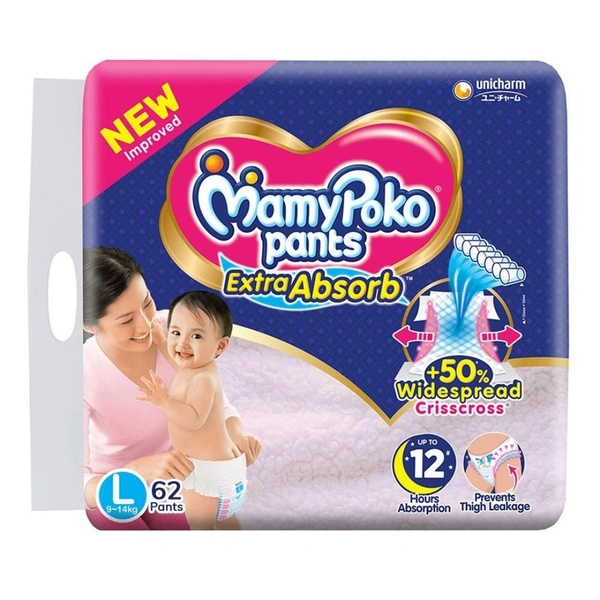 Mamy Poko Pants Extra Absorb - Large : 62 U 
