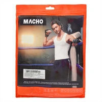 Macho Men's Metro Vest White RN - 80 cm (S) : 2 Pieces