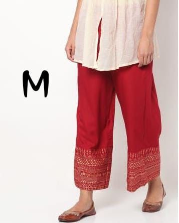 Buy Womens Stylish and Fashionable Mid-Rise Garara/sharara Palazzo Pants  with Elasticated Waist (Jumbo Size) Online In India At Discounted Prices