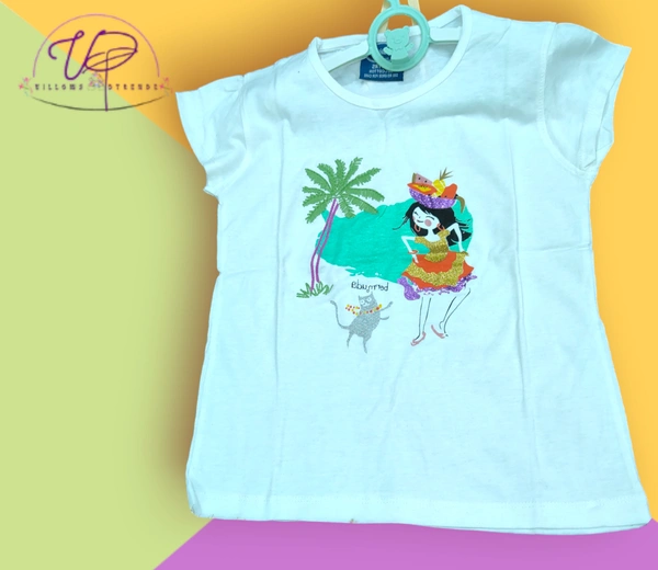 Crown Of Hearts Kids Embroidery Design T-shirt - White, 04-May