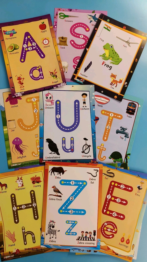 ActiLearn  Number And Alphabet Flash Cards 1.5+ Years Kids Activity Learning 