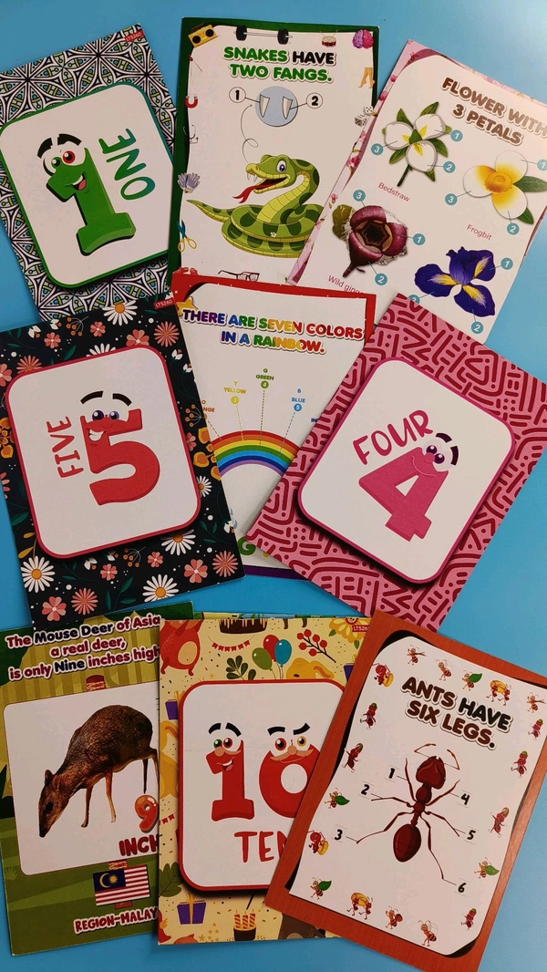 ActiLearn  Number And Alphabet Flash Cards 1.5+ Years Kids Activity Learning 
