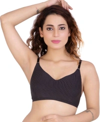 Villows Imported Back Hook Removable pad bra 474 - Plum, One Size
