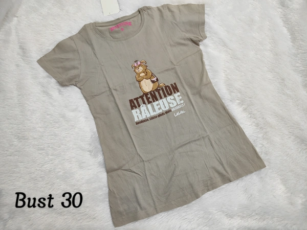 VDT Attension Raleuse womens tshirt - Lite coffee, S