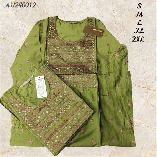 Avaasa Kurthis AV240012 - Green, L